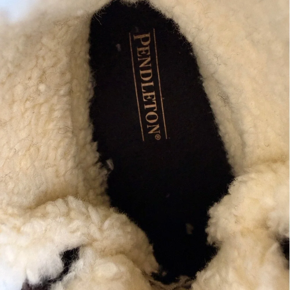 Pendleton Duck Boots Women's Size 6 Waterproof Sherpa Lined‎ Nordic Print